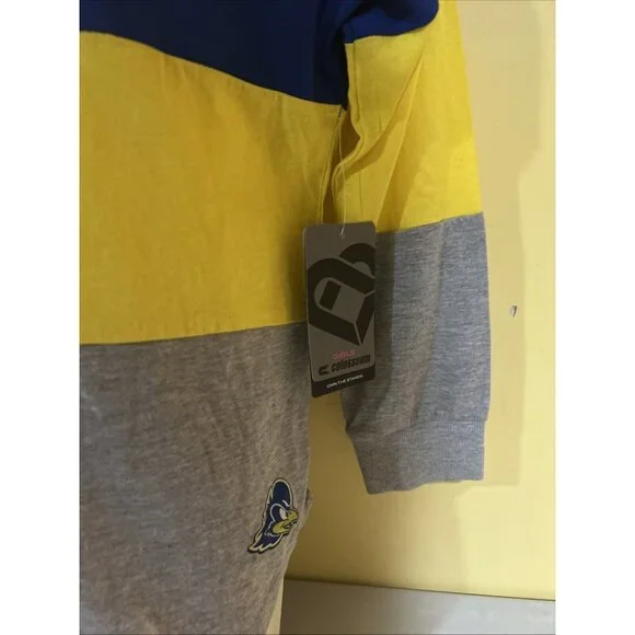 NEW Delaware Fightin' Blue Hens Colosseum LS Colorblock Shirt Youth M 7-8 - Picture 3 of 5